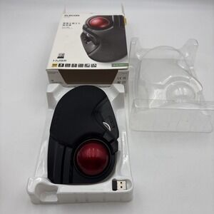 ELECOM Huge Trackball 2.4GHz Wireless USB Mouse M-HT1DRBK